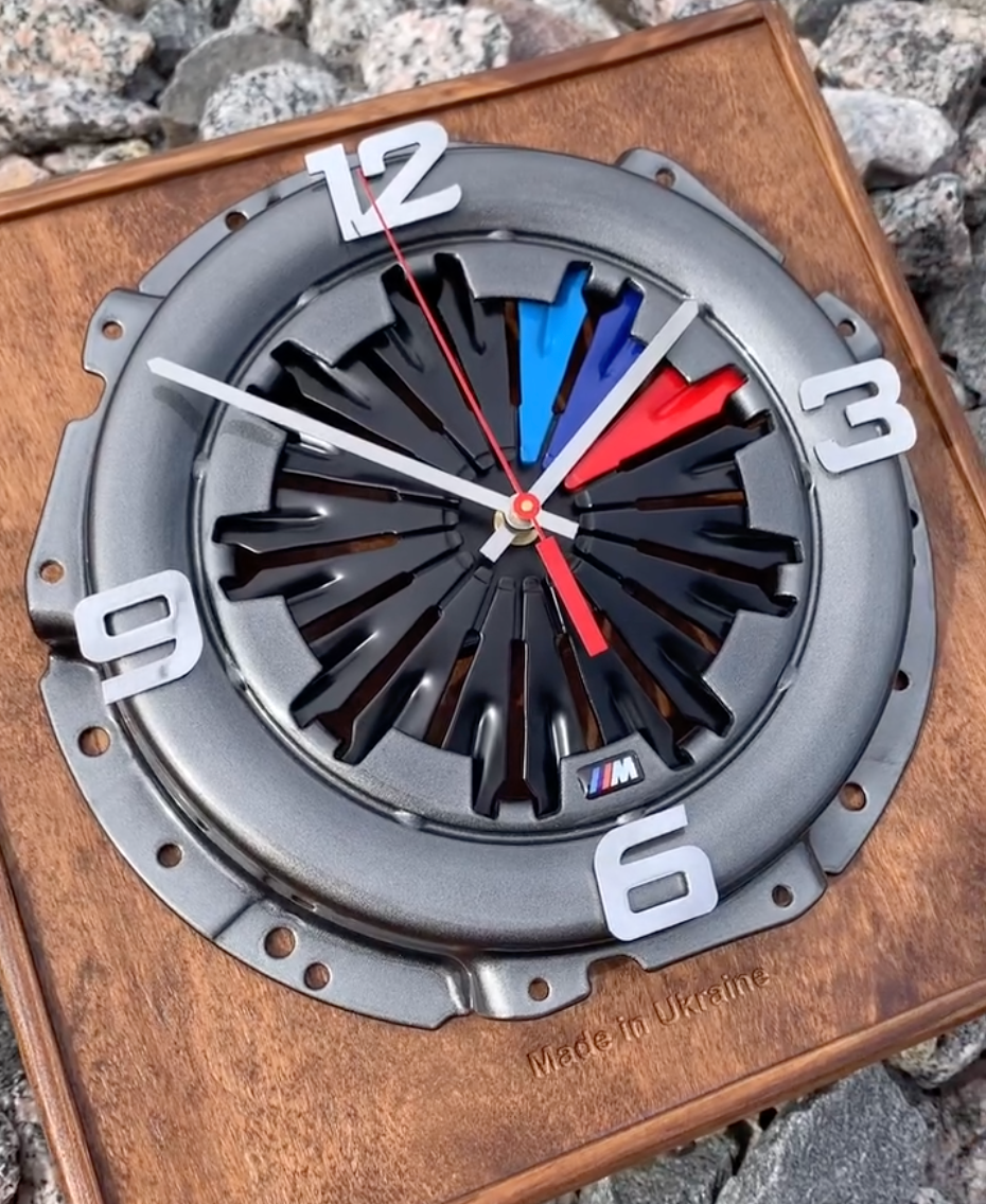 Custom Clocks Made from Genuine Car Parts