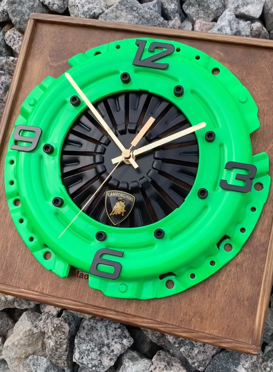 Custom Clocks Made from Genuine Car Parts