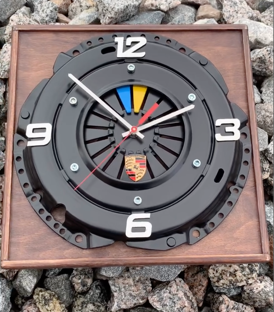 Custom Clocks Made from Genuine Car Parts