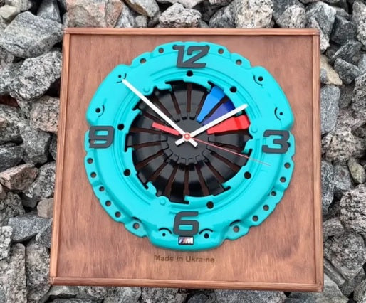 Custom Clocks Made from Genuine Car Parts