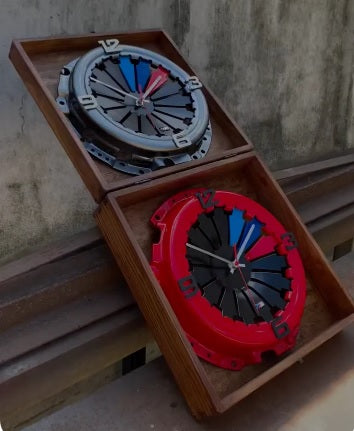 Custom Clocks Made from Genuine Car Parts